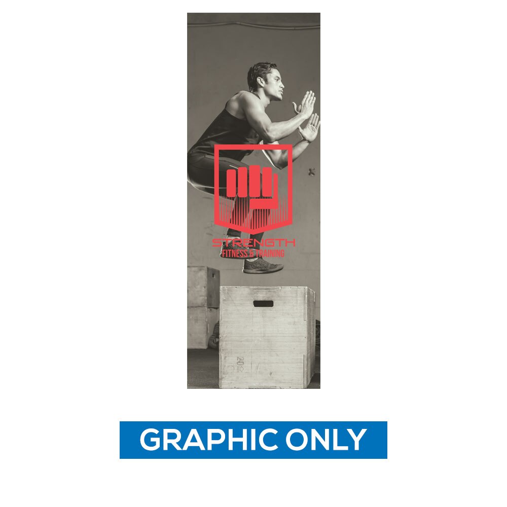 1x3 Lumiere Light Wall Showcase — Back Side Graphic Only
